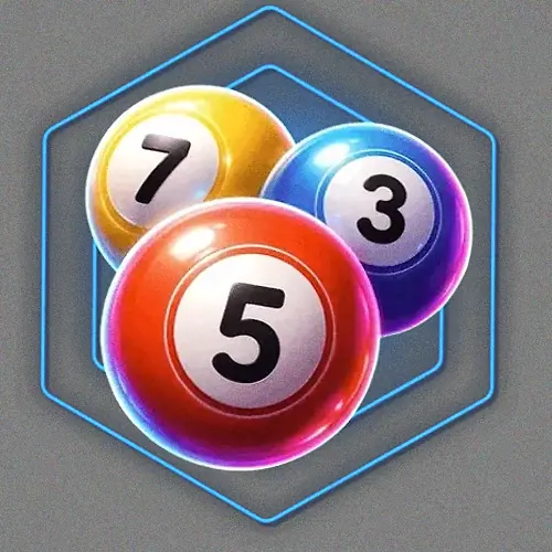 Numbered bingo balls