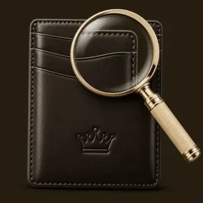 Wallet and magnifier — 22King