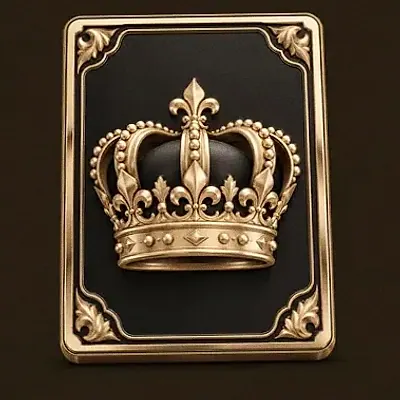 Crown emblem card — 22King