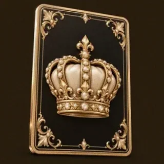 Royal crown card — 22King