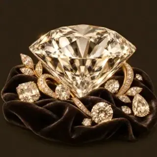 Faceted diamond gemstone — 22King